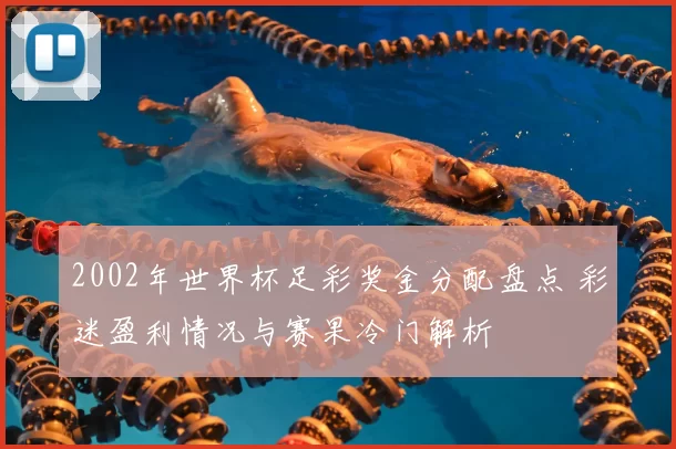 2002年世界杯足彩奖金分配盘点 彩迷盈利情况与赛果冷门解析